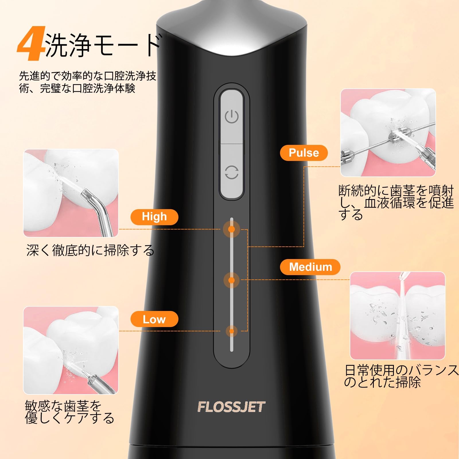 Amazon.co.jp: 【2025アップグレード】FlossJet ジェットウォッシャー